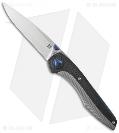 Custom Knife Factory Sukhoi 2.0 Knife Carbon Fiber/Ti (4.1" Satin) CKF
