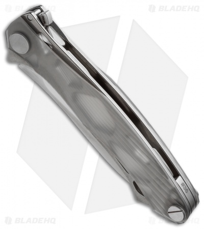 Custom Knife Factory Trekoza Frame Lock Knife Ti/Polycarbon (4" Satin)
