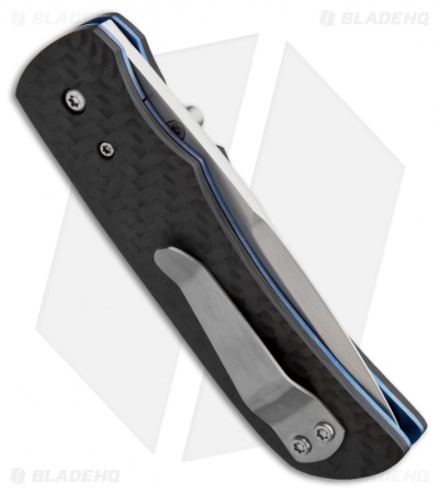 O'Hare Knives Tanto Folder Carbon Fiber Knife (3" Satin)