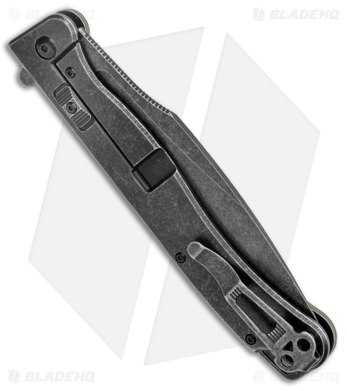 Daggerr Knives Condor Frame Lock Knife Olive Green G-10 (5" Black Stonewash)