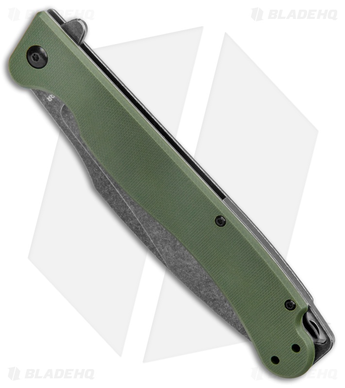 Daggerr Knives Condor Frame Lock Knife Olive Green G-10 (5" Black Stonewash)
