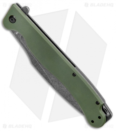 Daggerr Knives Condor Frame Lock Knife Olive Green G-10 (5" Black Stonewash)