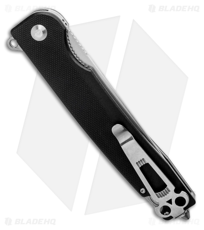 Daggerr Knives Kwaiggerr Liner Lock Flipper Knife Black G10 (Satin) 