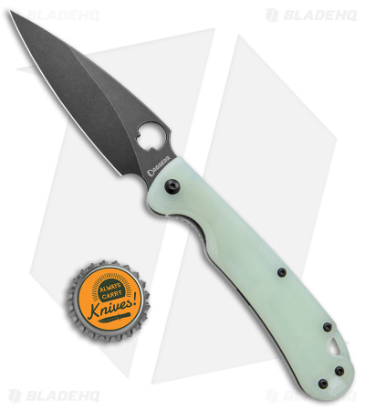 Daggerr Knives Zhalo Liner Jade G-10 Black SW - Blade HQ