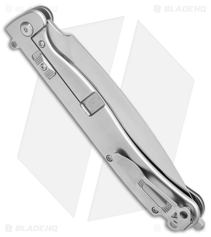 Daggerr Knives Vendetta Frame Lock Knife Black G-10 (5" Satin)