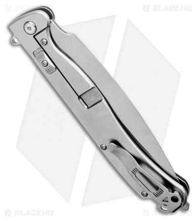 Daggerr Knives Vendetta Frame Lock Knife Carbon Fiber Red Thread (5" Satin)