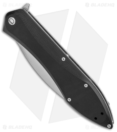 Daggerr Knives Voron Frame Lock Knife Black G-10 (5.2" Stonewash) 