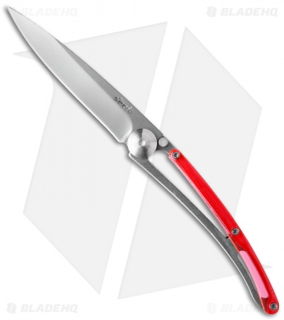 Deejo Colors 27g Ultra-Light Knife Red (3" Polish)