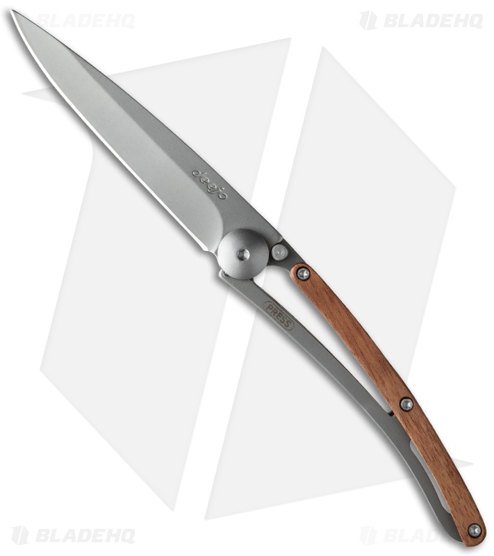 Deejo Wood 27g Ultra-Light Knife Rosewood (3.15" Matte)