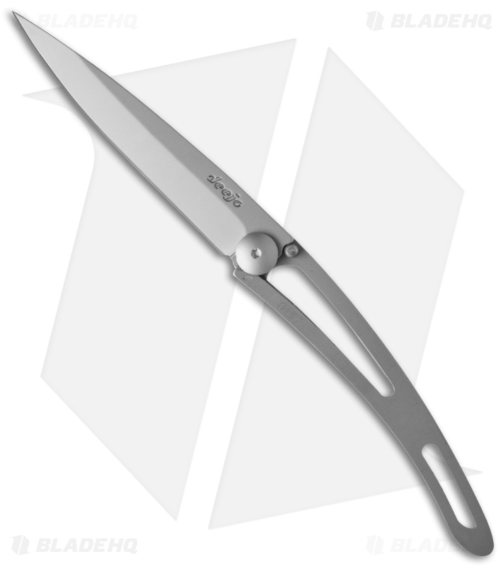 Deejo 37g Ultra-Light Frame Lock Knife (3.75" Bead Blast)