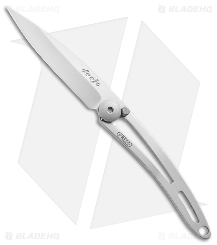 Deejo 15g Naked Knife (2.375" Bead Blast) 