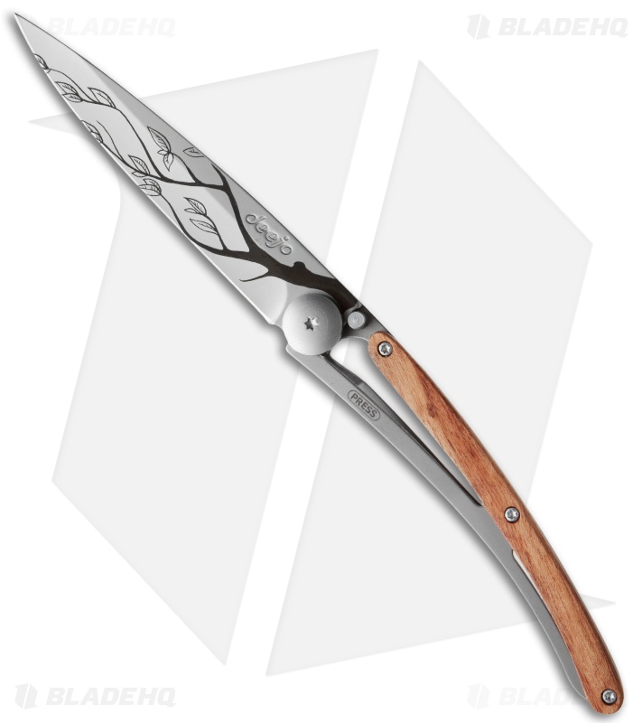 Deejo Tree Tattoo 37g Ultra-Light Knife Rosewood (3.75" Matte)