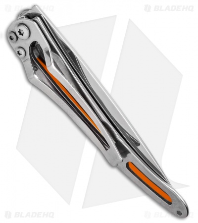 Deejo 27g Ultra-Light Knife Orange (3" Matte)