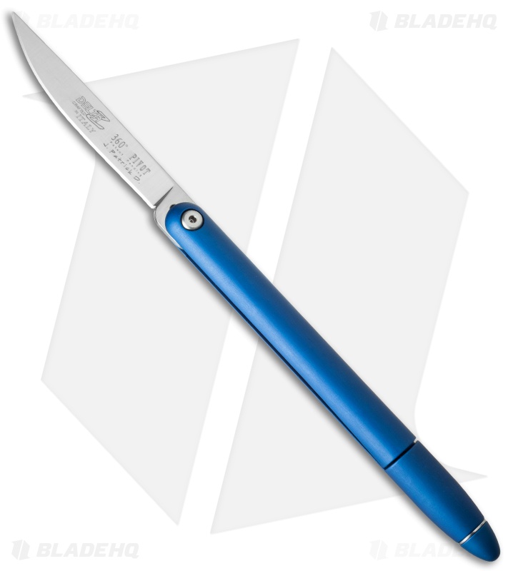 Delta Z 360° Pivot Pen Knife Blue (3.00" Satin) Z-1401-AB