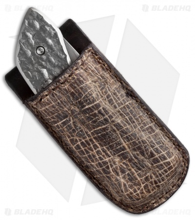 Deviant Blades Buffalo Frame Lock Knife Titanium (4" Satin)