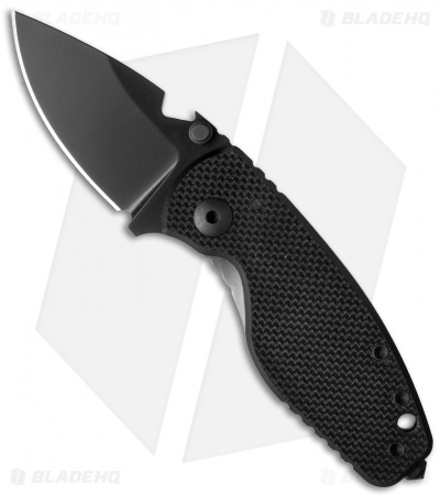 DPx HEAT/F Triple Black Frame Lock Knife Black G-10 Titanium (2.375" Black)