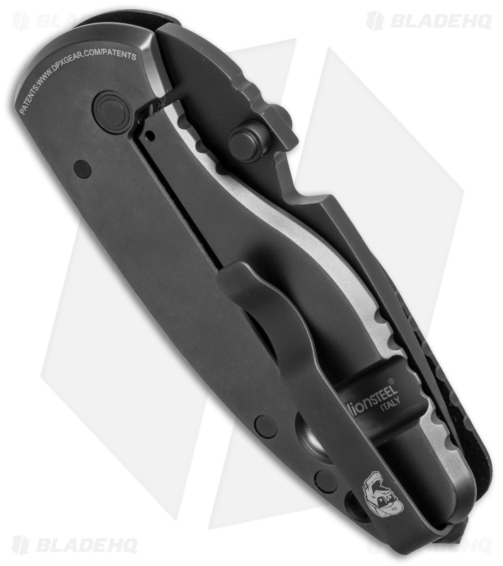 DPx HEAT/F Triple Black Frame Lock Knife Black G-10 Titanium (2.375" Black)