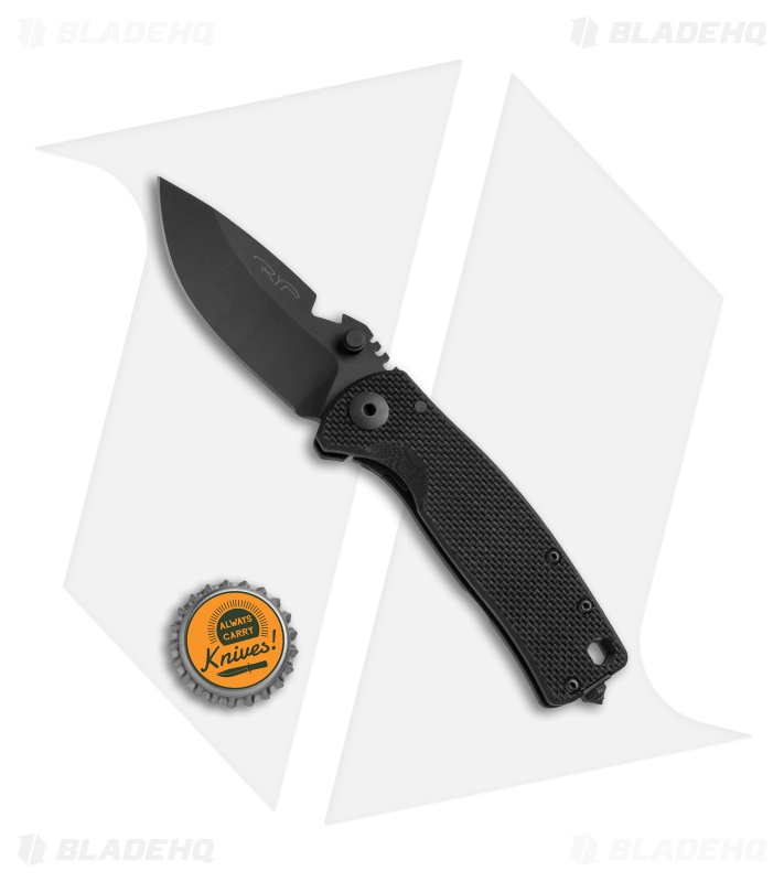 DPx Gear HEST/F Urban Frame Lock Knife Triple Black G-10 (2.9