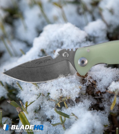 DPx Gear HEST/F Urban Frame Lock Knife Jade Green G-10 (2.9" Stonewash)