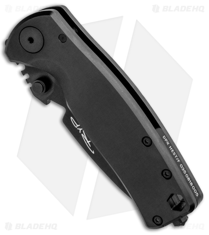 DPx HEST/F Urban Ti Night Rider - Frame Lock Knife | Black | Blade HQ
