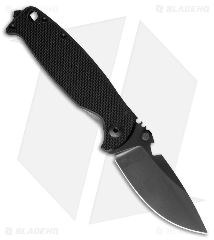 DPx HEST/F 2.0 Triple Black Left-Handed Knife G10/Ti (3.25