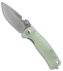 DPx Gear HEST/F Urban Frame Lock Knife Jade Green G-10 (2.9" Stonewash)