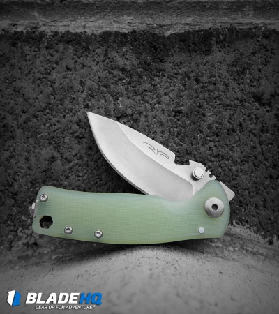 DPx Gear HEST/F Urban Frame Lock Knife Jade Green G-10 (2.9" Stonewash)