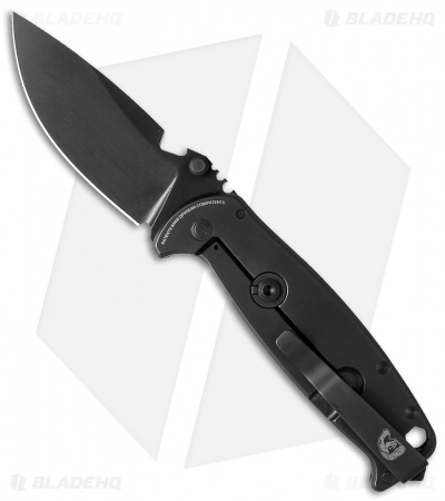DPx HEST/F 2.0 Triple Black Left-Handed Knife G10/Ti (3.25