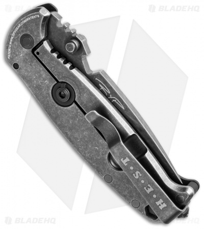 DPx Gear HEST/F Shred Frame Lock Knife Carbon Fiber (3.25" Black SW)