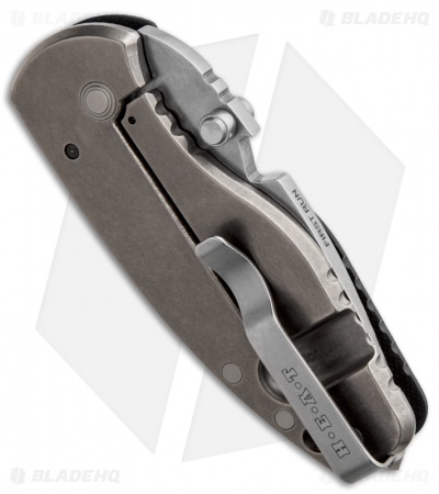 DPx HEAT/F Frame Lock Knife Black G-10 Titanium (2.375" Stonewash)