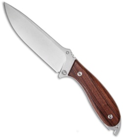 DPx H.E.F.T. 6 Woodsman Survival Knife w/ Wood Handle (5.75” Stonewash Plain)