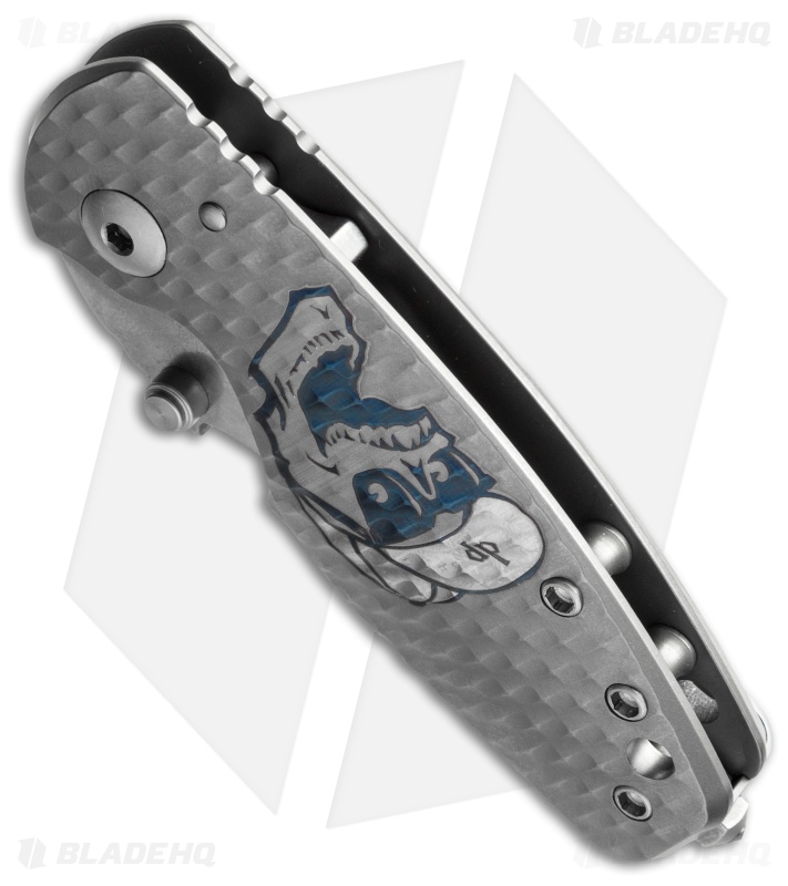 DPx Custom Shop HEAT/F Frame Lock Custom Knife 3D Ti (2.50" Stonewash)