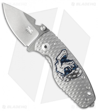 DPx Custom Shop HEAT/F Frame Lock Custom Knife 3D Ti (2.50" Stonewash)