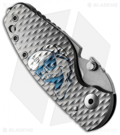 DPx Custom Shop HEAT/F Frame Lock Custom Knife 3D Ti (2.50" Stonewash)