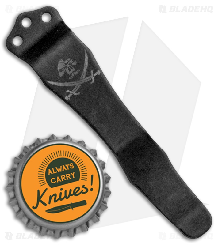Emerson "Pirate" Replacement Pocket Clip (Black)