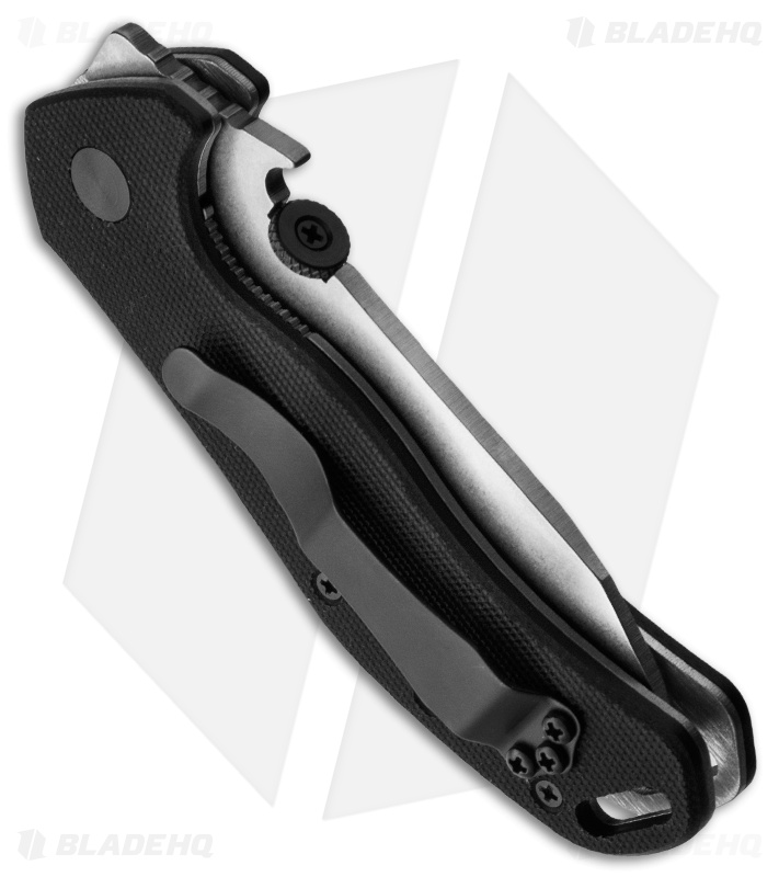 Emerson Bulldog SFS Knife Black G-10 (3.2" Stonewash Serr)