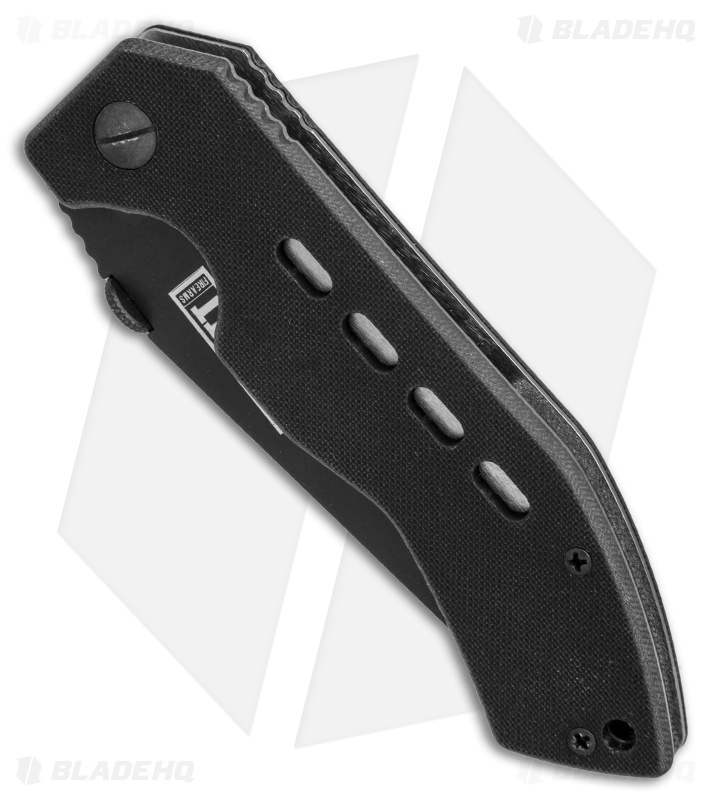 Emerson/Barrett M-50 Liner Lock Knife Black G-10 (3.625" Black) M50-K
