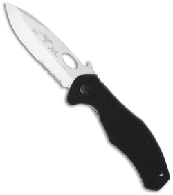 Emerson CQC-10 SFS Wave Knife Black G-10 (3.6" Stonewash Serr)