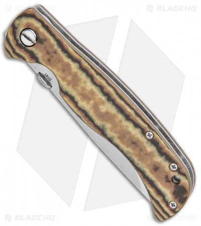 Emerson Carnivore Folding Steak Knife Liner Lock Maple Richlite (4" SW)
