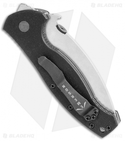 Emerson SARK-SFS Liner Lock Knife Black G-10  (3.5" Stonewash Serr)