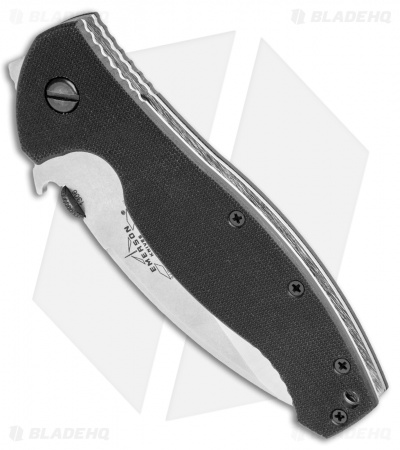 Emerson SARK-SFS Liner Lock Knife Black G-10  (3.5" Stonewash Serr)