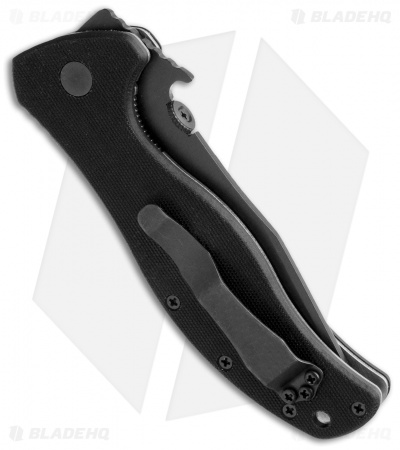 Emerson Vindicator BTS Folding Knife (3.75" Black Serr)