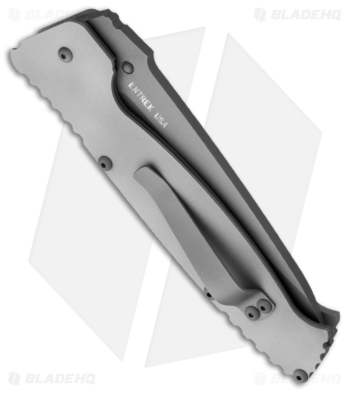 EnTrek Strike Point Folding Knife (4.675" Matte Plain)