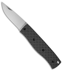 Brisa (EnZo) Knives PK70 Carbon Fiber Slipjoint Pocket Knife (2.75" Satin Plain)