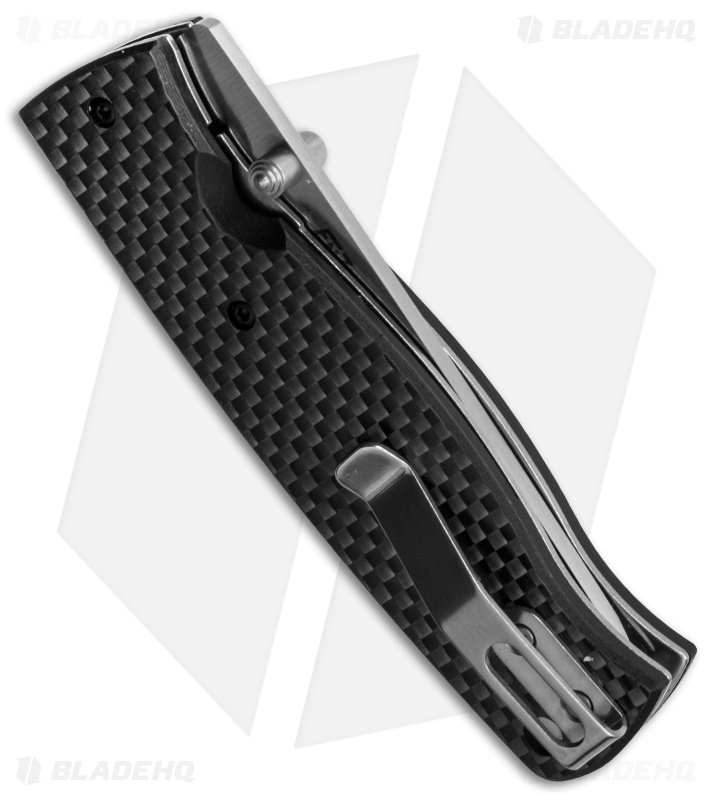 Brisa (EnZo) Birk 75 Liner Lock Pocket Knife Carbon Fiber (3" Satin)
