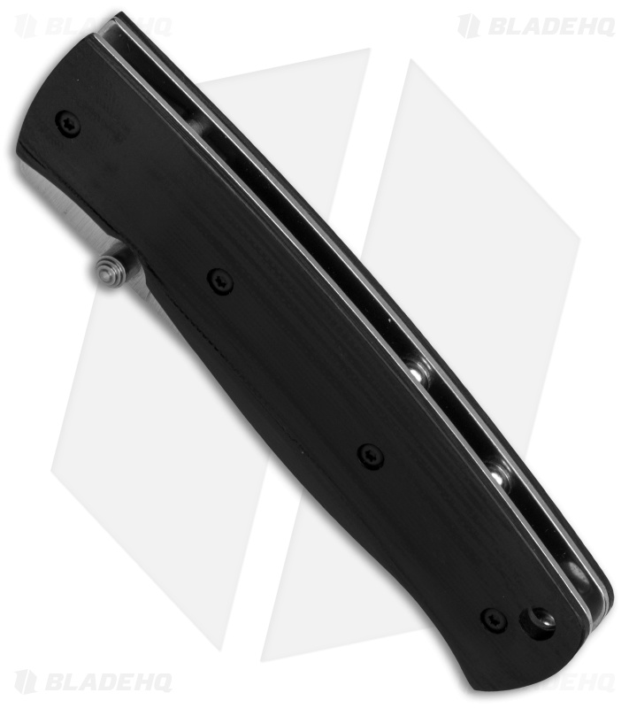Brisa (EnZo) Birk 75 Linerlock Pocket Knife Black G-10 (3" Satin)