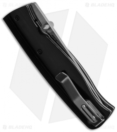 Brisa (EnZo) Birk 75 Linerlock Pocket Knife Black G-10 (3" Satin)