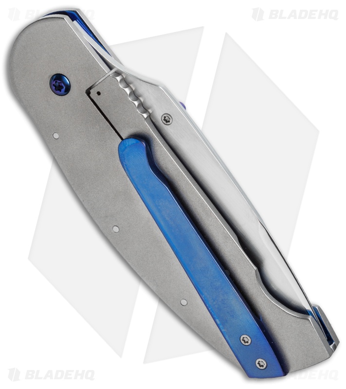 Eric Demongivert Custom Picador Frame Lock Knife Titanium (3" Satin)