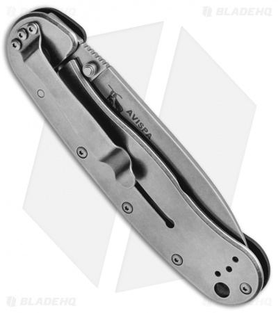 BRK Jeff Randall Avispa Frame Lock Knife Black G-10/Carbon Fiber (3.5" SW D2)