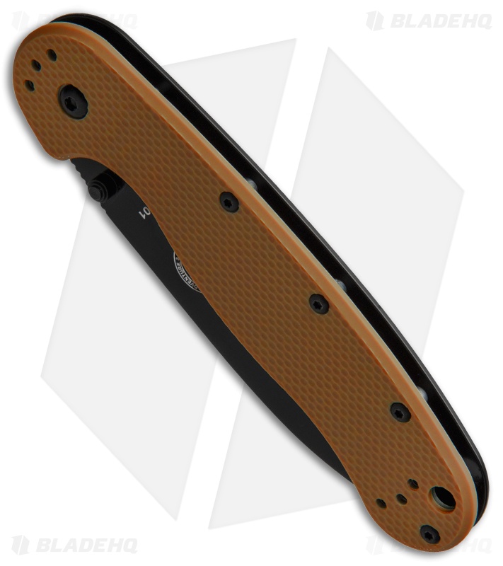 BRK Jeff Randall Avispa Frame Lock Knife Coyote Brown (3.5" Black D2)